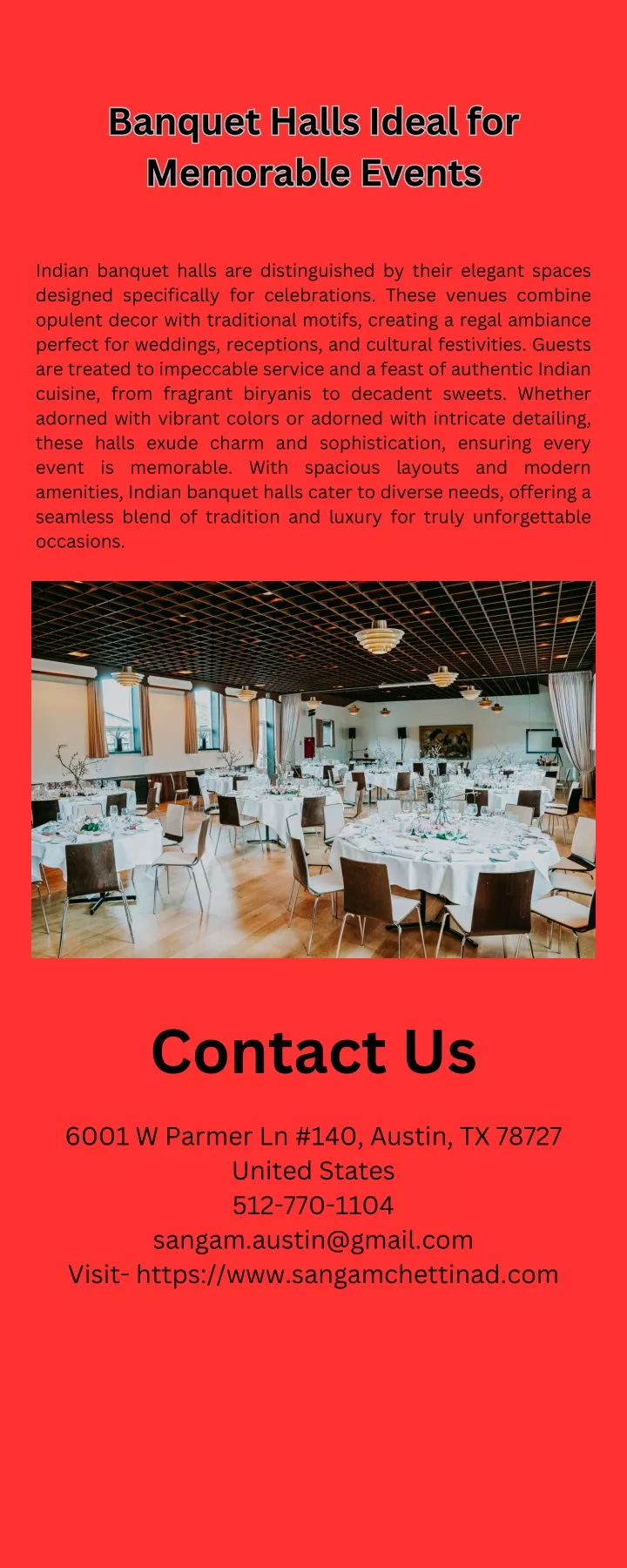 banquet halls ideal for memorable events