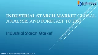 Industrial Starch Market Research Report and Analysis Data by Forecast 2024-2032