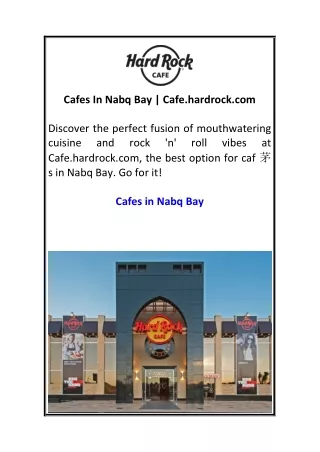 cafes in nabq bay cafe hardrock com