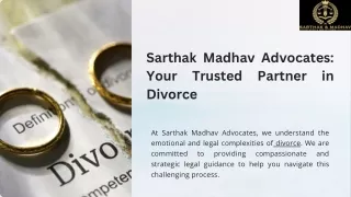 Sarthak Madhav Advocates Your Trusted Partner in Divorce