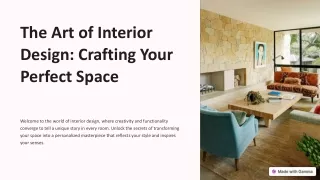 the art of interior design crafting your perfect