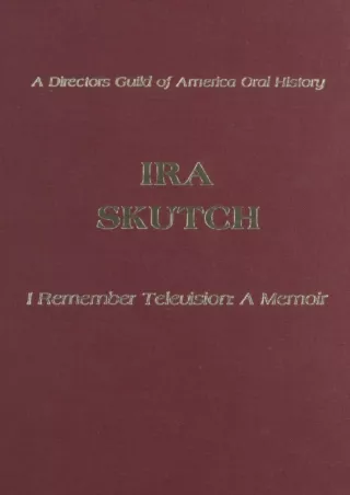 read pdf I Remember Television
