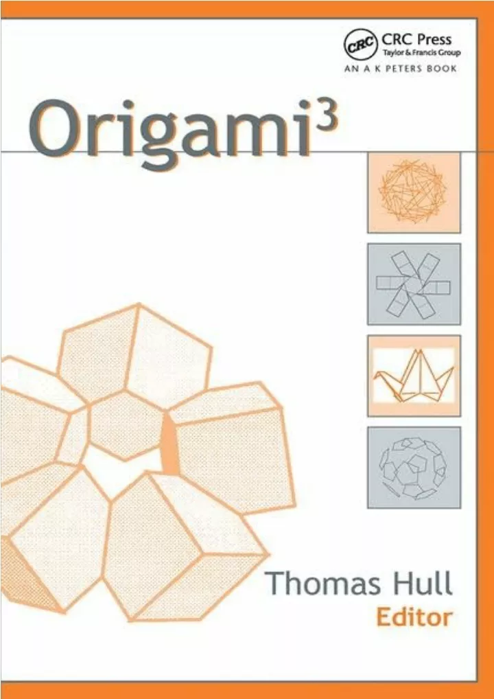 PPT - ⚡read Origami^3 (AK Peters/CRC Recreational Mathematics Series ...