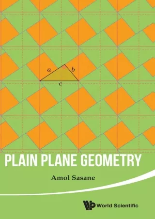 ✔pdf⚡  PLAIN PLANE GEOMETRY