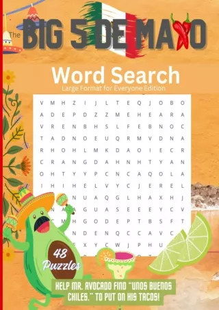 ⚡pdf✔ The Big Cinco de Mayo: Word Search Puzzle Large Format for Everyone