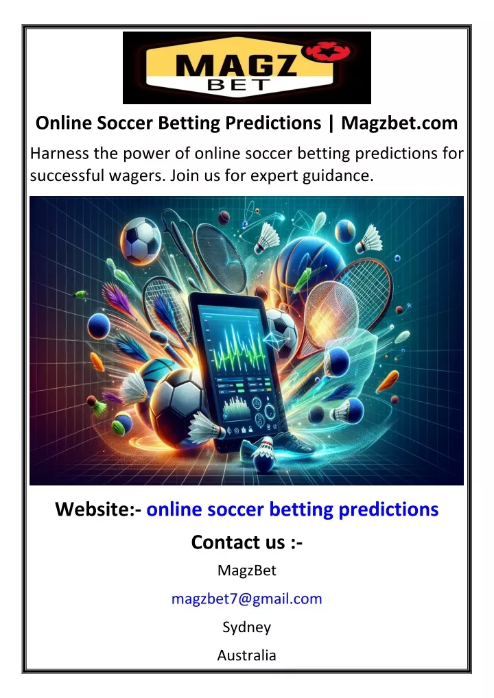 online soccer betting predictions magzbet com