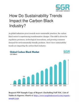 How Do Sustainability Trends Impact the Carbon Black Industry?