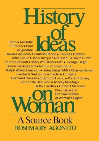 ❤download History of Ideas on Woman