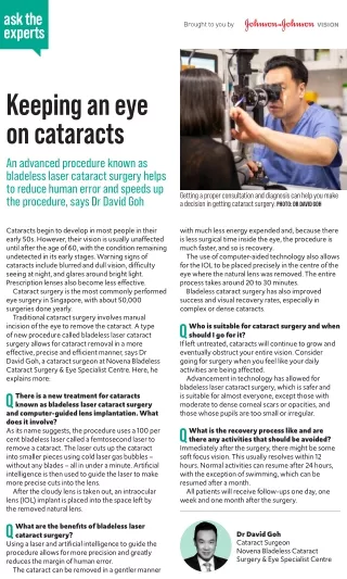 Keeping an eye on cataracts - Dr David Goh Singapore