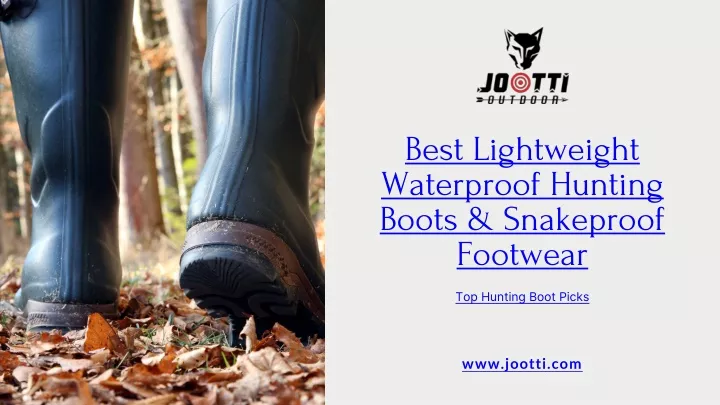 best lightweight waterproof hunting boots