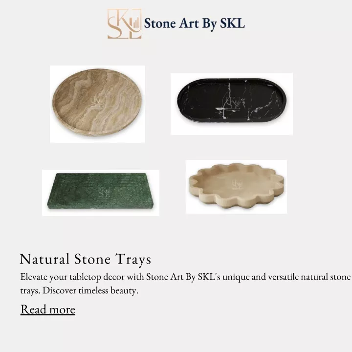 natural stone trays elevate your tabletop decor