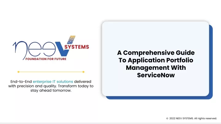 a comprehensive guide to application portfolio management with servicenow