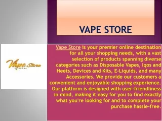 Vape Store