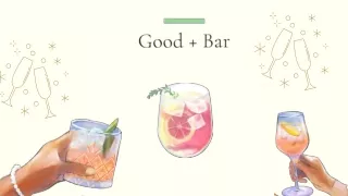 mocktail bartender - Good   Bar ppt