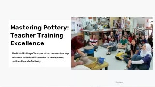 Empower Your Teaching with Comprehensive Pottery Training