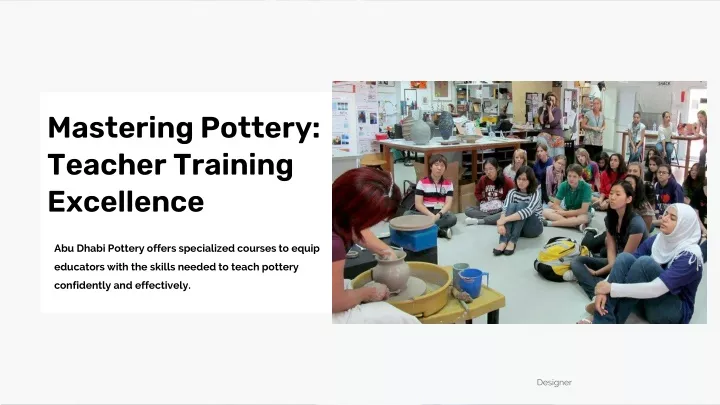 mastering pottery teacher training excellence