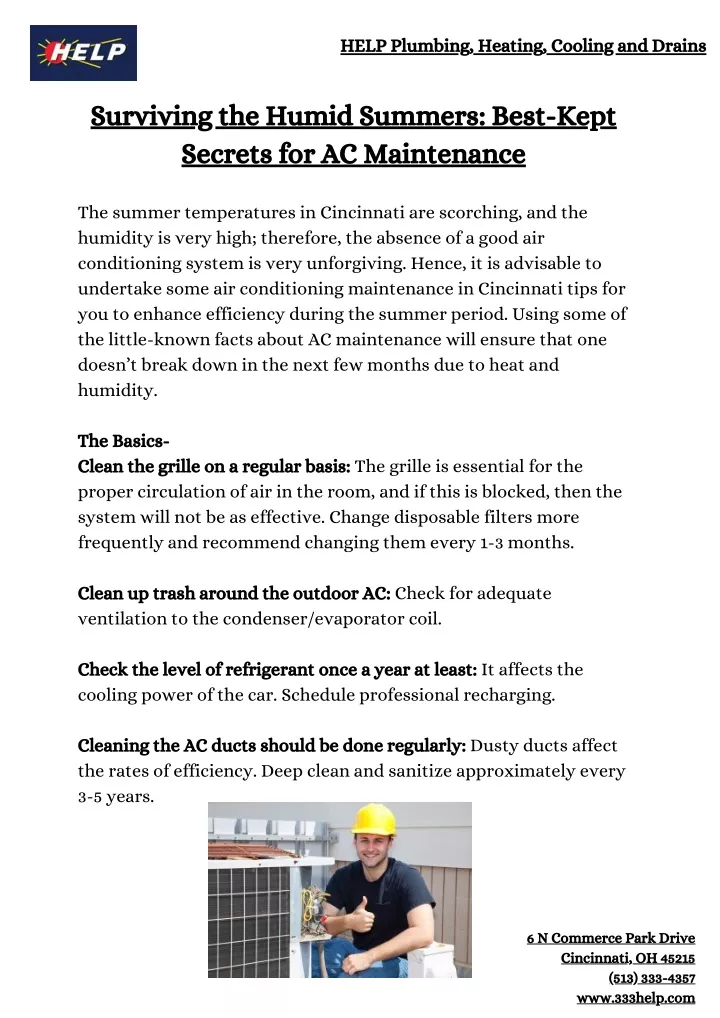 help plumbing heating cooling and drains