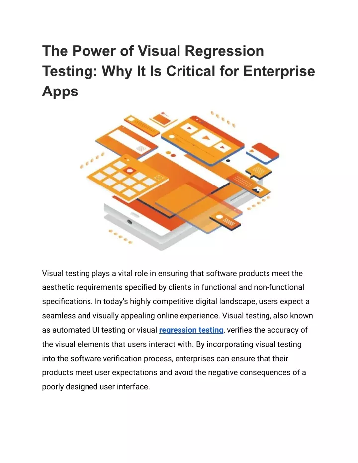 the power of visual regression testing