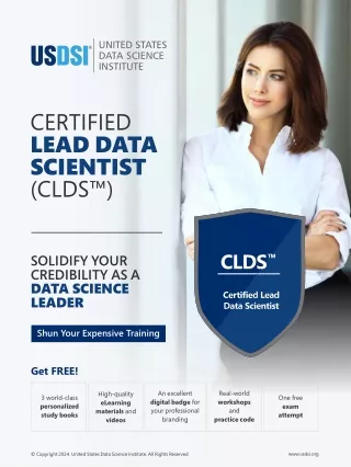 CERTIFIED LEAD DATA SCIENTIST (CLDS™)