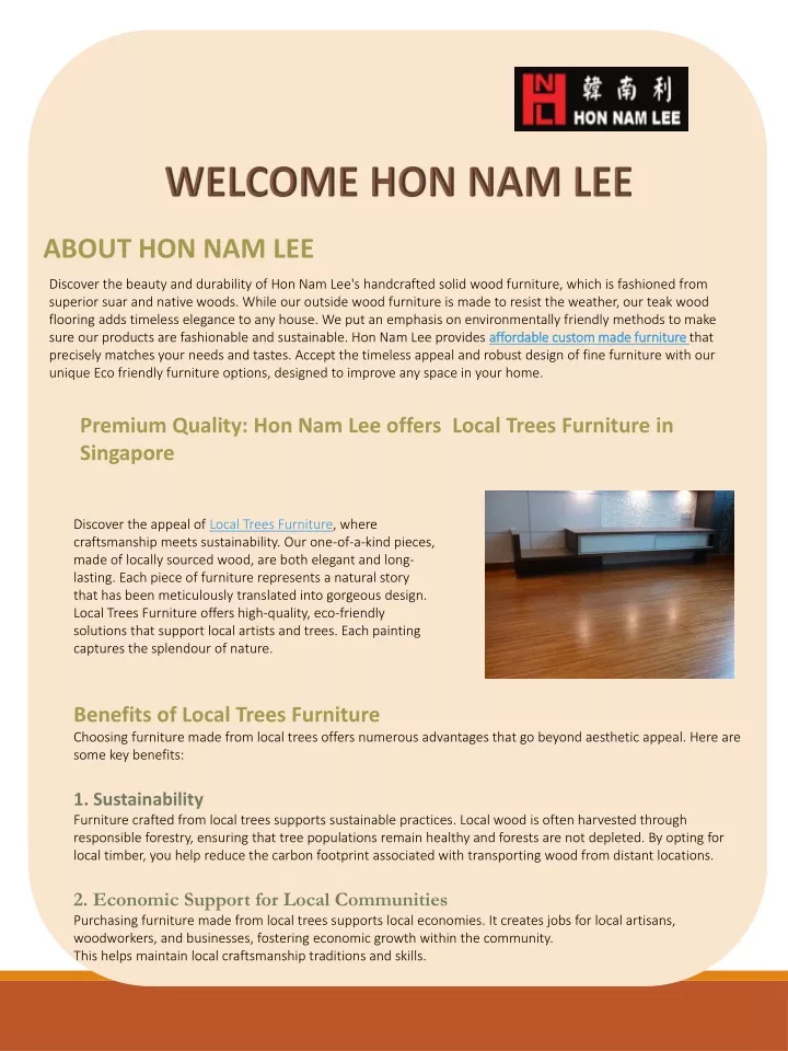 welcome hon nam lee