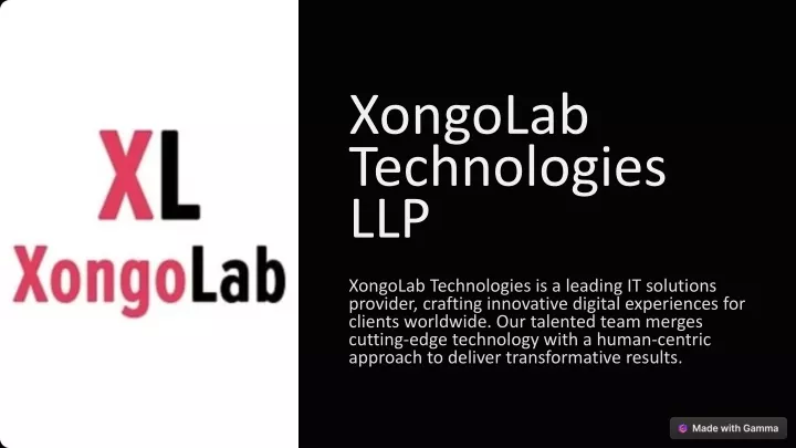 xongolab technologies llp