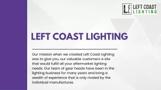 High-Quality Marine Sport Lighting  Left Coast Lighting