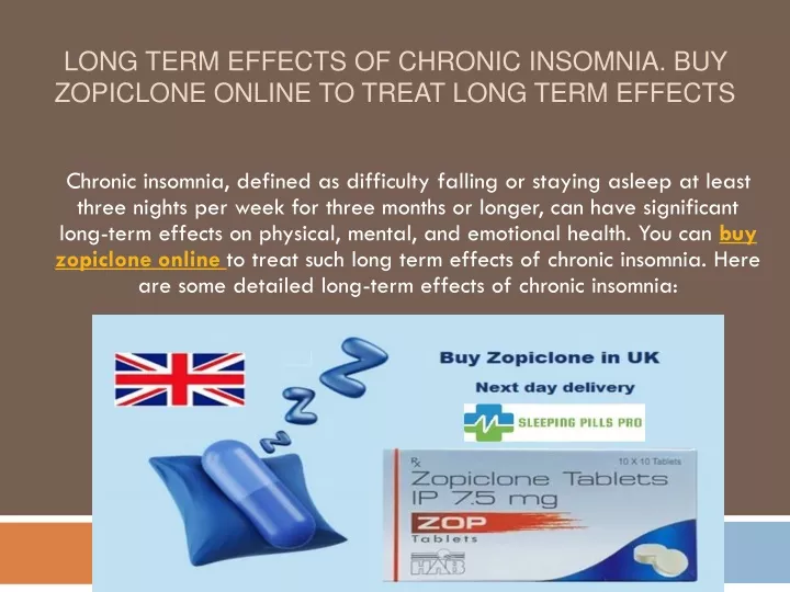 long term effects of chronic insomnia buy zopiclone online to treat long term effects