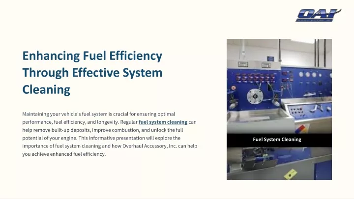 enhancing fuel efficiency through effective