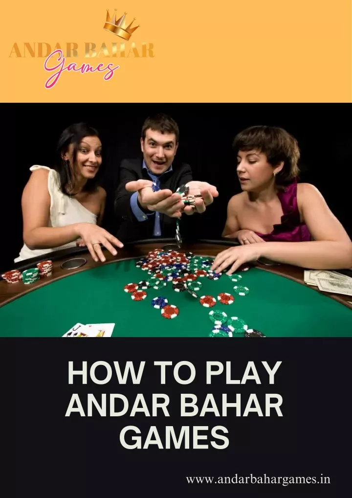 how to play andar bahar games