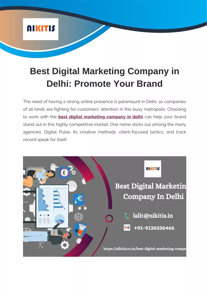 best digital marketing company in delhi promote