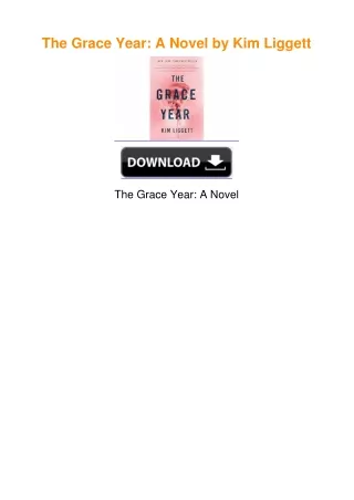 The Grace Year: A Novel by Kim Liggett