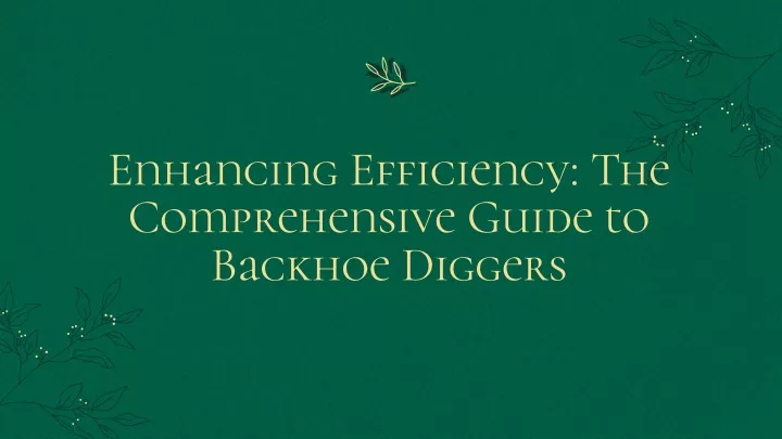 enhancing e iciency the comprehensive guide