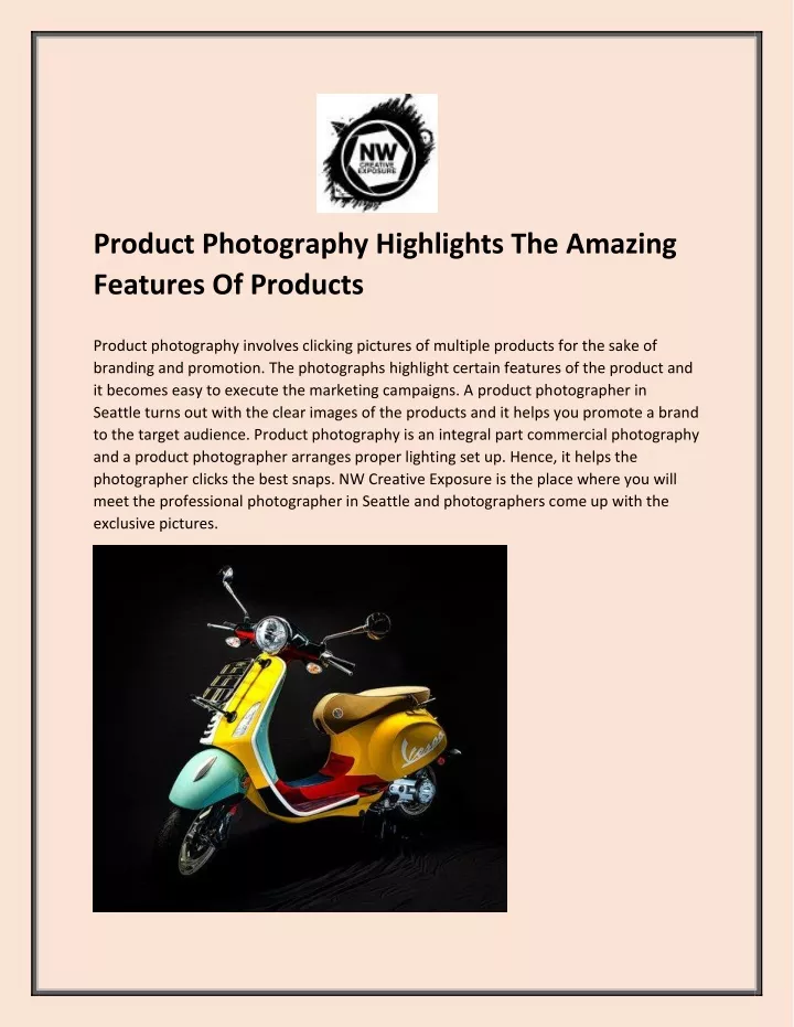 product photography highlights the amazing