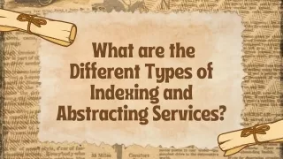 what are the different types of indexing
