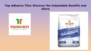 Top Adhesive Tiles_ Discover the Unbeatable Benefits and Allure