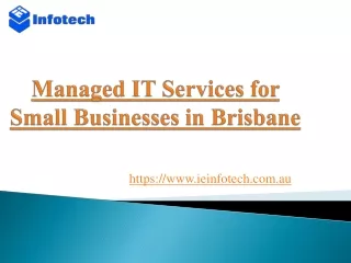 Managed IT Services for Small Businesses in Brisbane