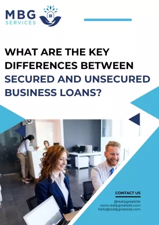 what are the key differences between secured