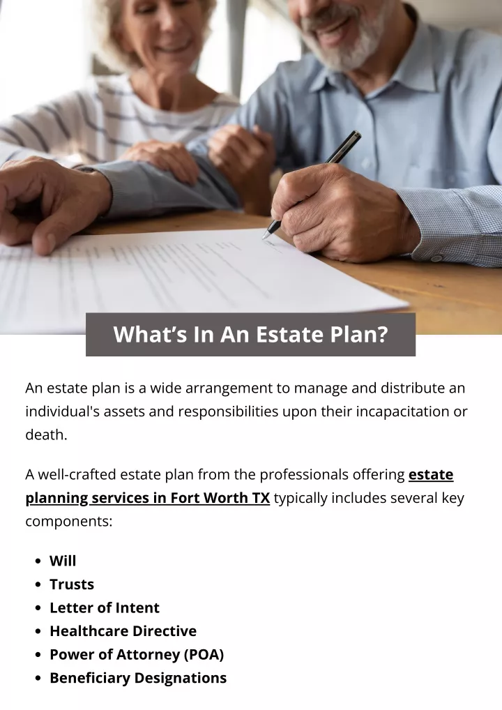 what s in an estate plan