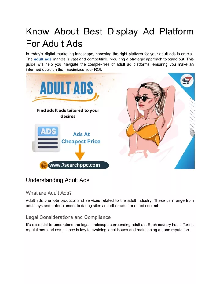 know about best display ad platform for adult ads