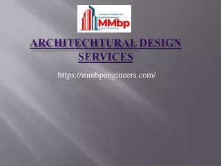 Architectural Design Services