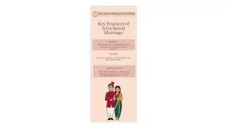 Key Features of Arya Samaj Marriage