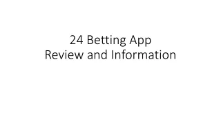 24 Betting App Information by Skyfair Cric