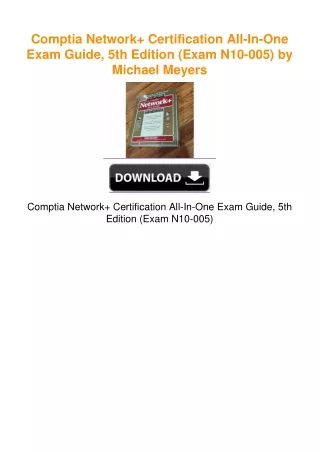 Comptia Network+ Certification All-In-One Exam Guide, 5th Edition (Exam