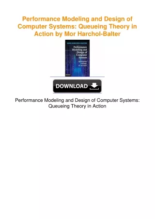 Performance Modeling and Design of Computer Systems: Queueing Theory in