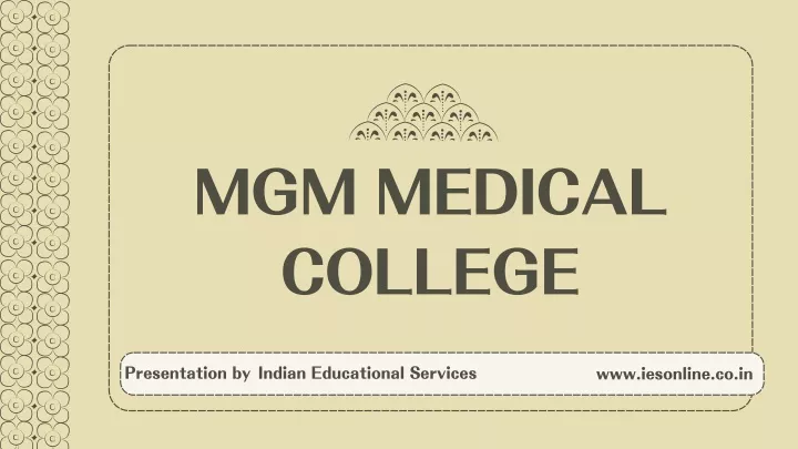 mgmmedical college