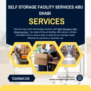 Self Storage Facility Services Abu Dhabi