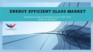 Energy Efficient Glass Market Outlook, Growth Analysis 2024