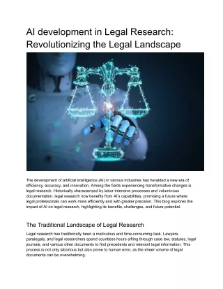 AI In Legal Research