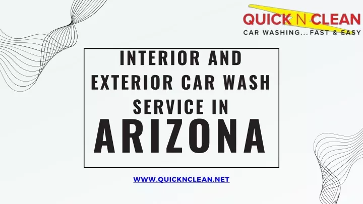 interior and exterior car wash service in