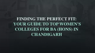 Finding the Perfect Fit Your Guide to Top Women's Colleges for BA (Hons)